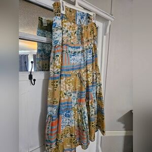 Colorful Patchwork Maxi Skirt